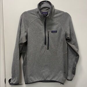 PATAGONIA BETTER SWEATER FLEECE JACKET POCKETS FULL ZIP GRAY.